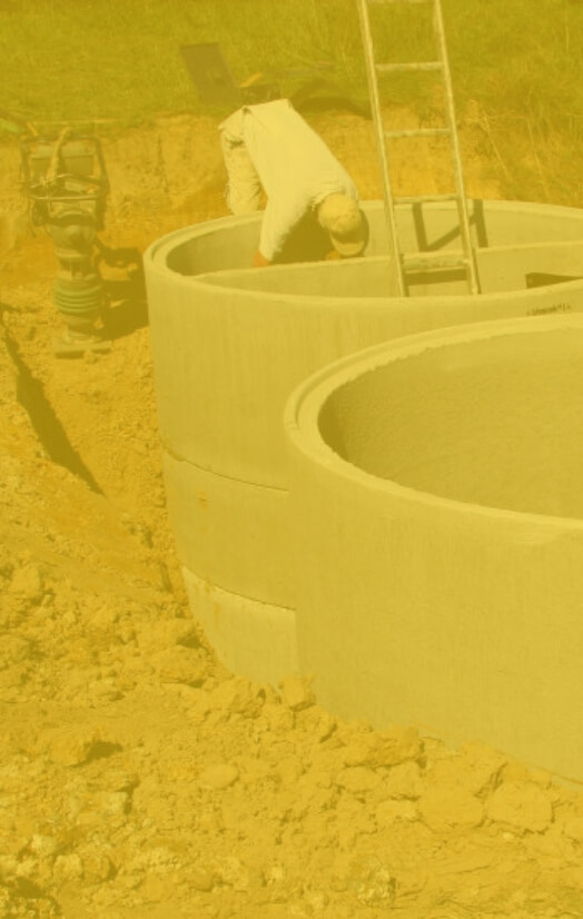 Szamba betonowe Mamut - producent zbiorników betonowych na szambo